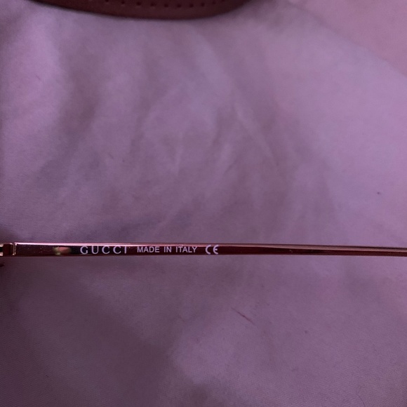Gucci Rimless Sunglasses Black and Gold main image 4